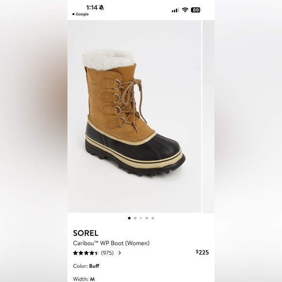 Sorel Caribou Tan and Black Winter Boots - Picture 8 of 8